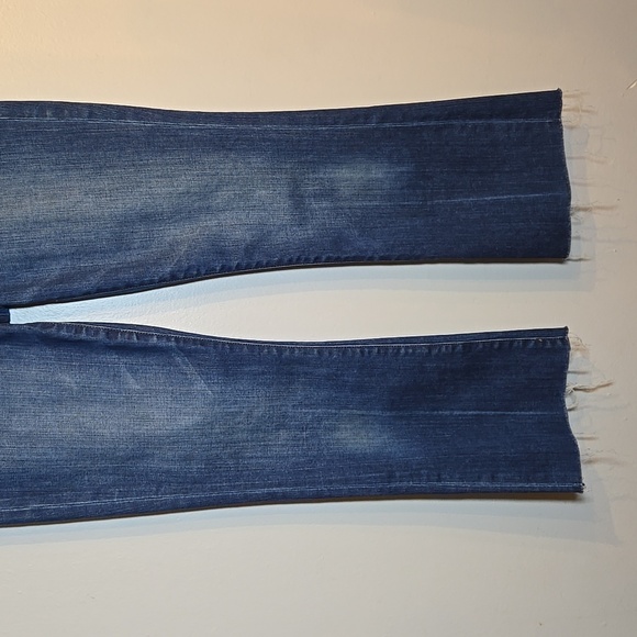 Madewell Cali Demi-Boot Jeans in Preston Wash: Raw-Hem Edition NWOT - Picture 5 of 14